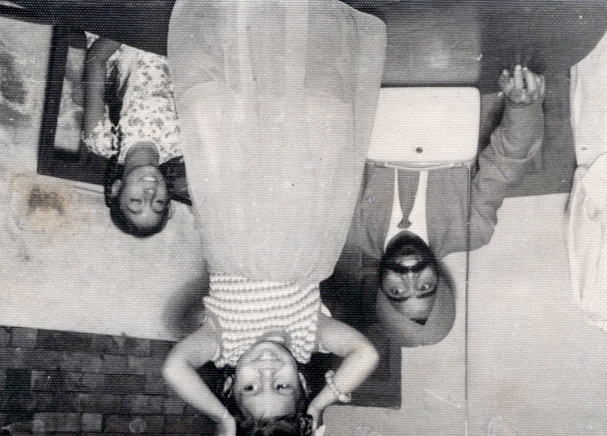 Archive photograph used as hero image for Milāpa — young Himmat Singh Shinhat dancing freely, arms raised, the image that inspired the work